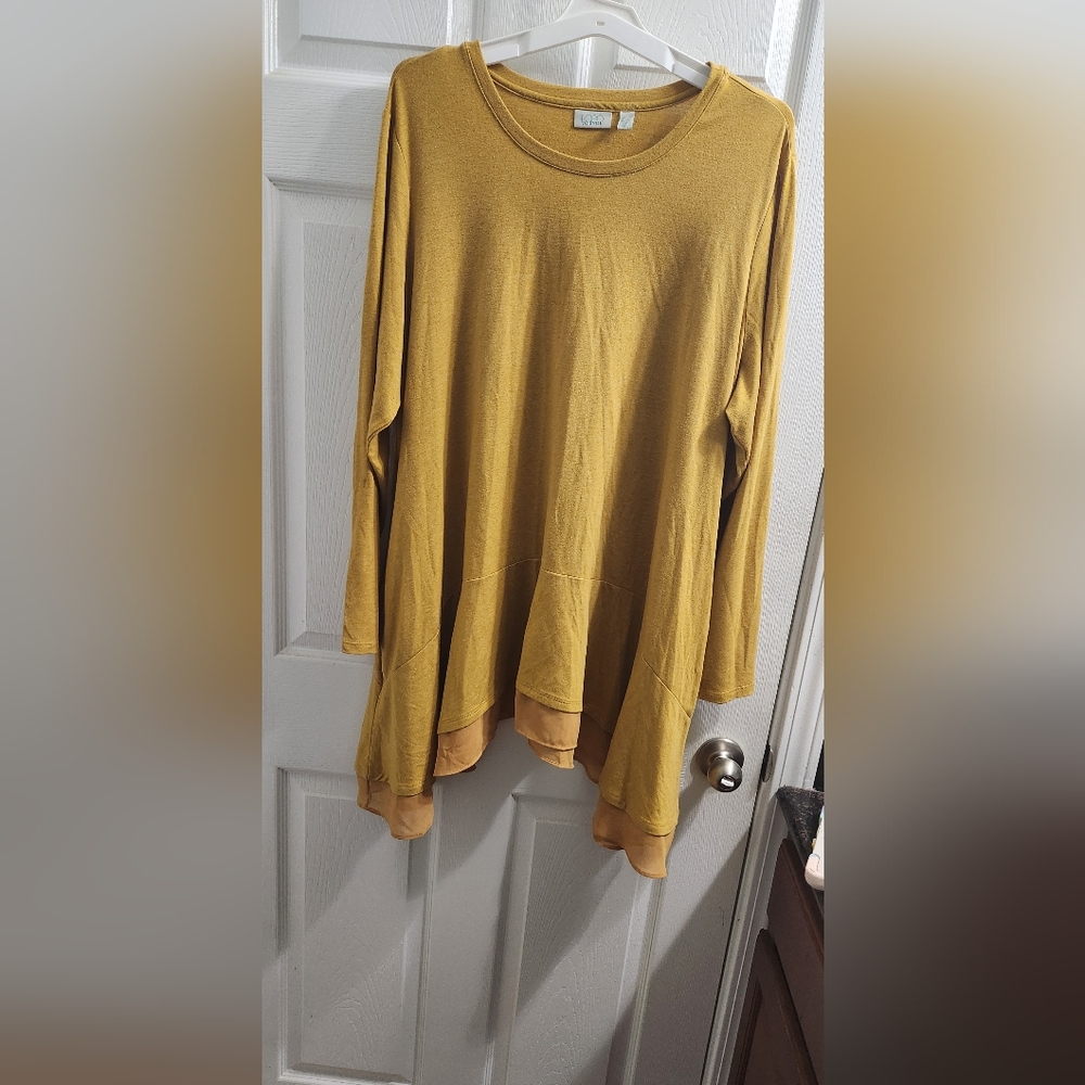 Mustard Yellow Women's Top